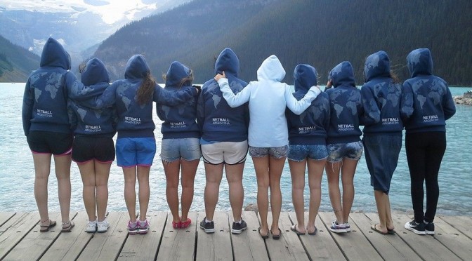 La Selección Argentina de Netball en su primer día en Canadá
